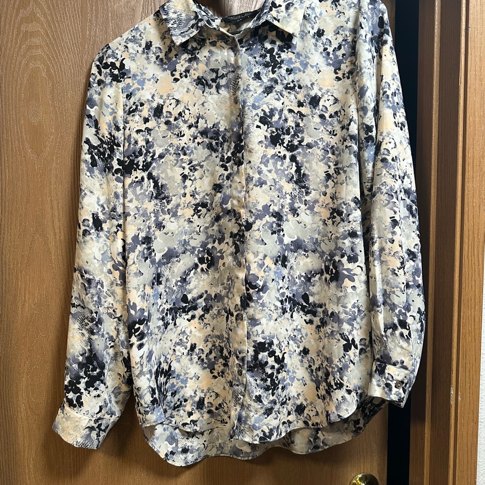 Rachel Zoe Abstract Print Blouse